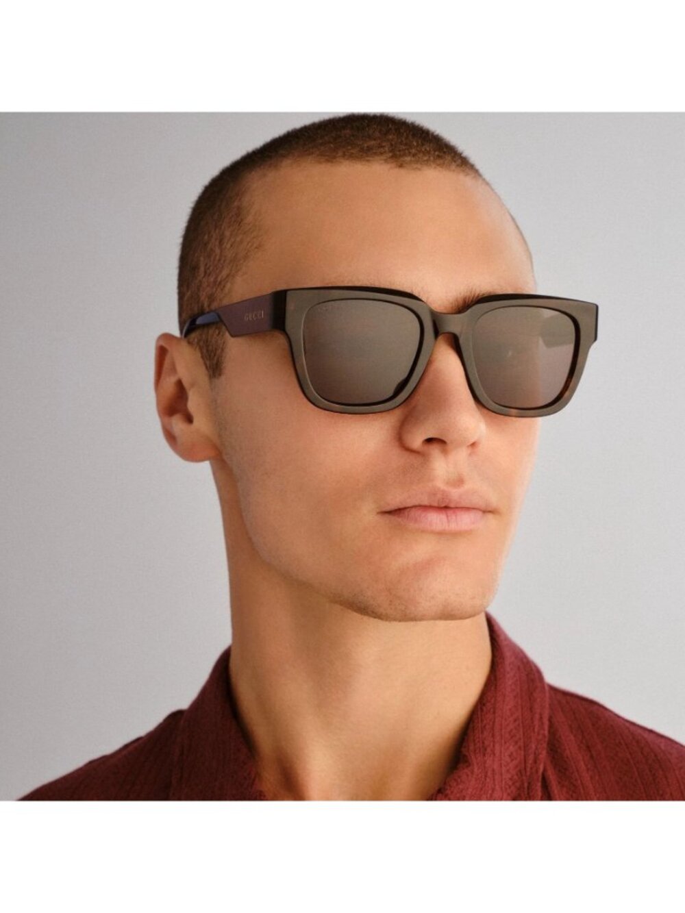 NEW GG1670SK 004 GUCCI SUNGLASSES, BLACK/BROWN MEN EYEWEAR